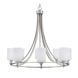 Paramount 8 Light Large Chandelier by Toltec 3408-BN-310