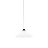 Paramount 1 Light Stem Hung Large Pendant by Toltec - 3401-MB-308