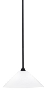 Paramount 1 Light Stem Hung Large Pendant by Toltec - 3401-MB-308