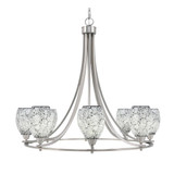 Paramount 8 Light Large Chandelier by Toltec 3408-BN-4165