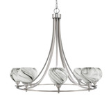 Paramount 8 Light Oversized Chandelier by Toltec 3408-BN-4109 - 3408-BN-4109