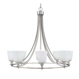 Paramount 8 Light Large Chandelier by Toltec 3408-BN-460
