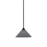 Paramount 1 Light Stem Hung Medium Pendant 6.5 Inch Tall by Toltec - 3401-MB-523