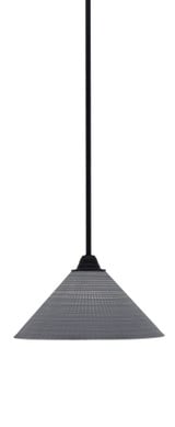 Paramount 1 Light Stem Hung Medium Pendant 6.5 Inch Tall by Toltec - 3401-MB-523