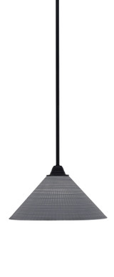 Paramount 1 Light Stem Hung Medium Pendant 6.5 Inch Tall by Toltec - 3401-MB-523