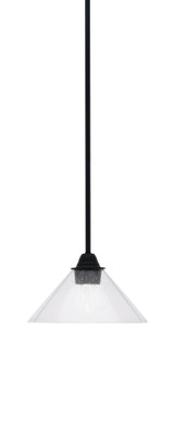 Paramount 1 Light Stem Hung Small Pendant 10 Inch Wide by Toltec - 3401-MB-304