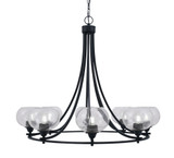 Paramount 8 Light Oversized Chandelier by Toltec 3408-BN-202 - 3408-BN-202