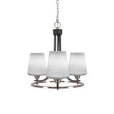 Paramount 3 Light Small Chandelier by Toltec 3403-BN-4031 - 3403-BN-4031