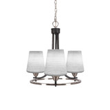 Paramount 3 Light Small Chandelier by Toltec 3403-BN-4031 - 3403-BN-4031