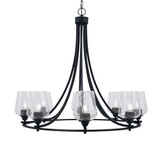 Paramount 8 Light Oversized Chandelier by Toltec 3408-BN-210 - 3408-BN-210