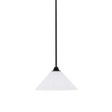 Paramount 1 Light Stem Hung Medium Pendant 12 Inch Wide by Toltec - 3401-MB-306