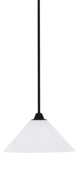 Paramount 1 Light Stem Hung Medium Pendant 12 Inch Wide by Toltec - 3401-MB-306