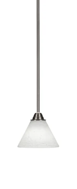 Paramount 1 Light Small Pendant 8.75 Inch Tall by Toltec - 3401-7-875-