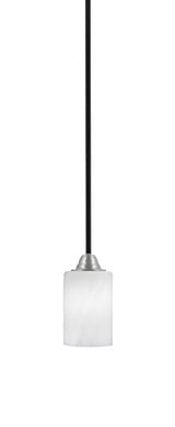 Paramount 1 Light Mini Pendant 7.25 Inch Tall by Toltec - 3401-BN-3001