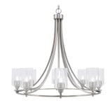 Paramount 8 Light Large Chandelier by Toltec 3408-BN-300