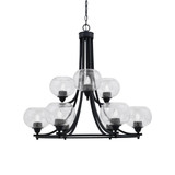 Paramount 9 Light Large Chandelier by Toltec 3409-1