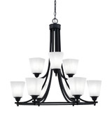 Paramount 9 Light Large Chandelier by Toltec 3409-3 - 3409-3