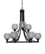 Paramount 9 Light Large Chandelier by Toltec 3409-6 - 3409-6