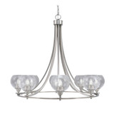 Paramount 8 Light Oversized Chandelier by Toltec 3408-MBBN-4100