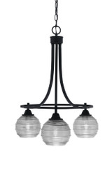 Paramount 3 Light Small Chandelier by Toltec 3413-7 - 3413-7