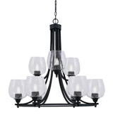 Paramount 9 Light Large Chandelier by Toltec 3409-7 - 3409-7