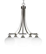 Paramount 5 Light Medium Chandelier by Toltec 3415-24528 - 3415-24528