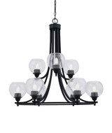 Paramount 9 Light Large Chandelier by Toltec 3409-8 - 3409-8