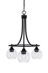 Paramount 3 Light Small Chandelier by Toltec 3413-6 - 3413-6
