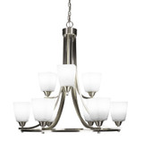 Paramount 9 Light Large Chandelier by Toltec 3409-29252975 - 3409-29252975