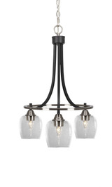 Paramount 3 Light Small Chandelier by Toltec 3413-19255 - 3413-19255