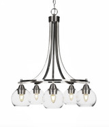 Paramount 5 Light Medium Chandelier by Toltec 3415-232528 - 3415-232528