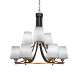 Paramount 9 Light Large Chandelier by Toltec 3409-30752975 - 3409-30752975