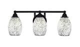 Paramount 3 Light Steel Vanity Light 21.5 Inch Length by Toltec - 3423-825-41