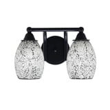Paramount 2 Light Fusion Glass Vanity Light by Toltec - 3422-825-41