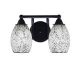 Paramount 2 Light Fusion Glass Vanity Light by Toltec - 3422-825-41