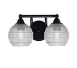 Paramount 2 Light Vanity Light 14.25 Inch Length by Toltec - 3422-725-51