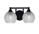 Paramount 2 Light Vanity Light 14.25 Inch Length by Toltec - 3422-725-51
