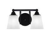 Paramount 2 Light Vanity Light 13 Inch Length by Toltec - 3422-725-46