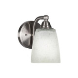 Paramount 1 Light Steel Wall Sconce 4.5 Inch Wide by Toltec - 3421-BN-460