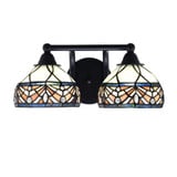 Paramount 2 Light Vanity Light 15 Inch Length by Toltec - 3422-65-99