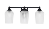 Paramount 3 Light Vanity Light 9.5 Inch Tall by Toltec - 3423-95-42