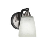 Paramount 1 Light Steel Wall Sconce 4.5 Inch Wide by Toltec - 3421-BN-460