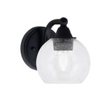 Paramount 1 Light Steel Wall Sconce 7.25 Inch Tall by Toltec - 3421-5