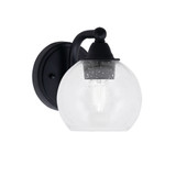 Paramount 1 Light Steel Wall Sconce 7.25 Inch Tall by Toltec - 3421-5