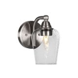 Paramount 1 Light Wall Sconce 5 Inch Wide by Toltec - 3421-BN-210