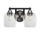 Paramount 2 Light Bath Bar Vanity Light by Toltec - 3422-BN-4810