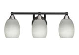 Paramount 3 Light Vanity Light 21.25 Inch Length by Toltec - 3423-BN-615