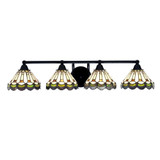 Paramount 4 Light Vanity Light 32.75 Inch Length by Toltec - 3424-65-93