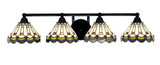 Paramount 4 Light Vanity Light 32.75 Inch Length by Toltec - 3424-65-93