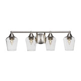 Paramount 4 Light Vanity Light 30.25 Inch Wide by Toltec - 3424-3025-825-3025